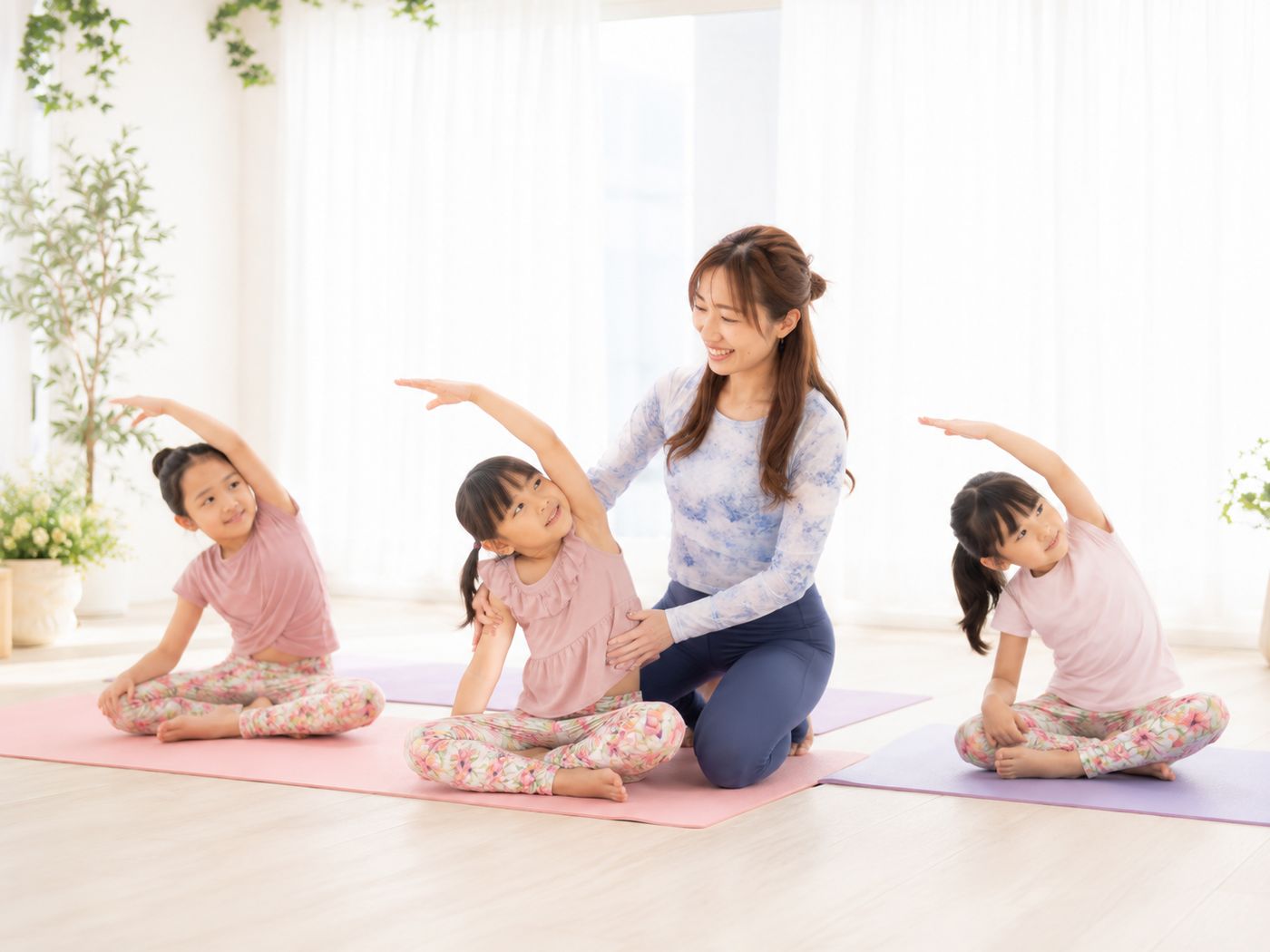 キッズヨガメソッドを学ぶイメージ