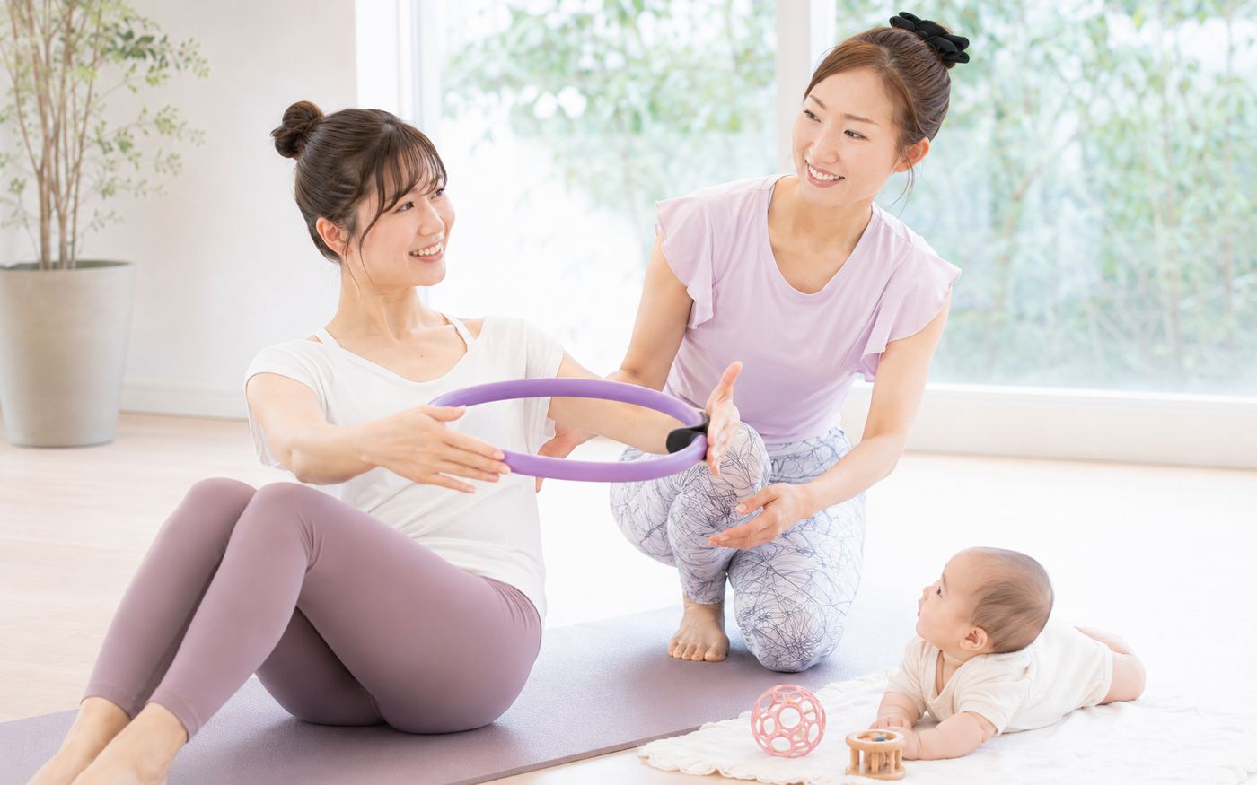 ベビママピラティス追加講座のイメージ