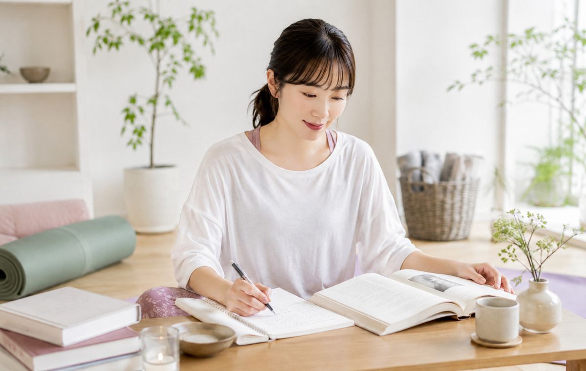 ヨガ哲学と歴史を学ぶイメージ