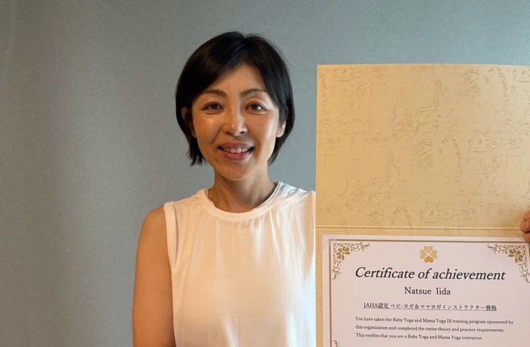 ベビーヨガ認定試験の様子