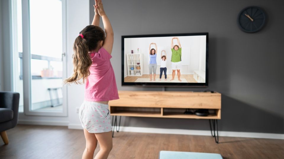 大画面で楽しむオンラインレッスン