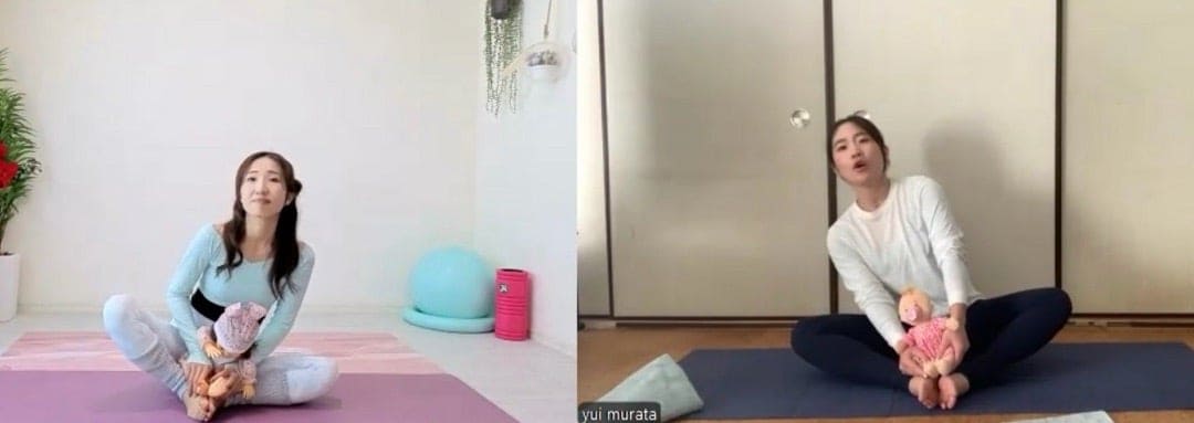 三重県津市で活動する yuiさんのオンライン受講風景