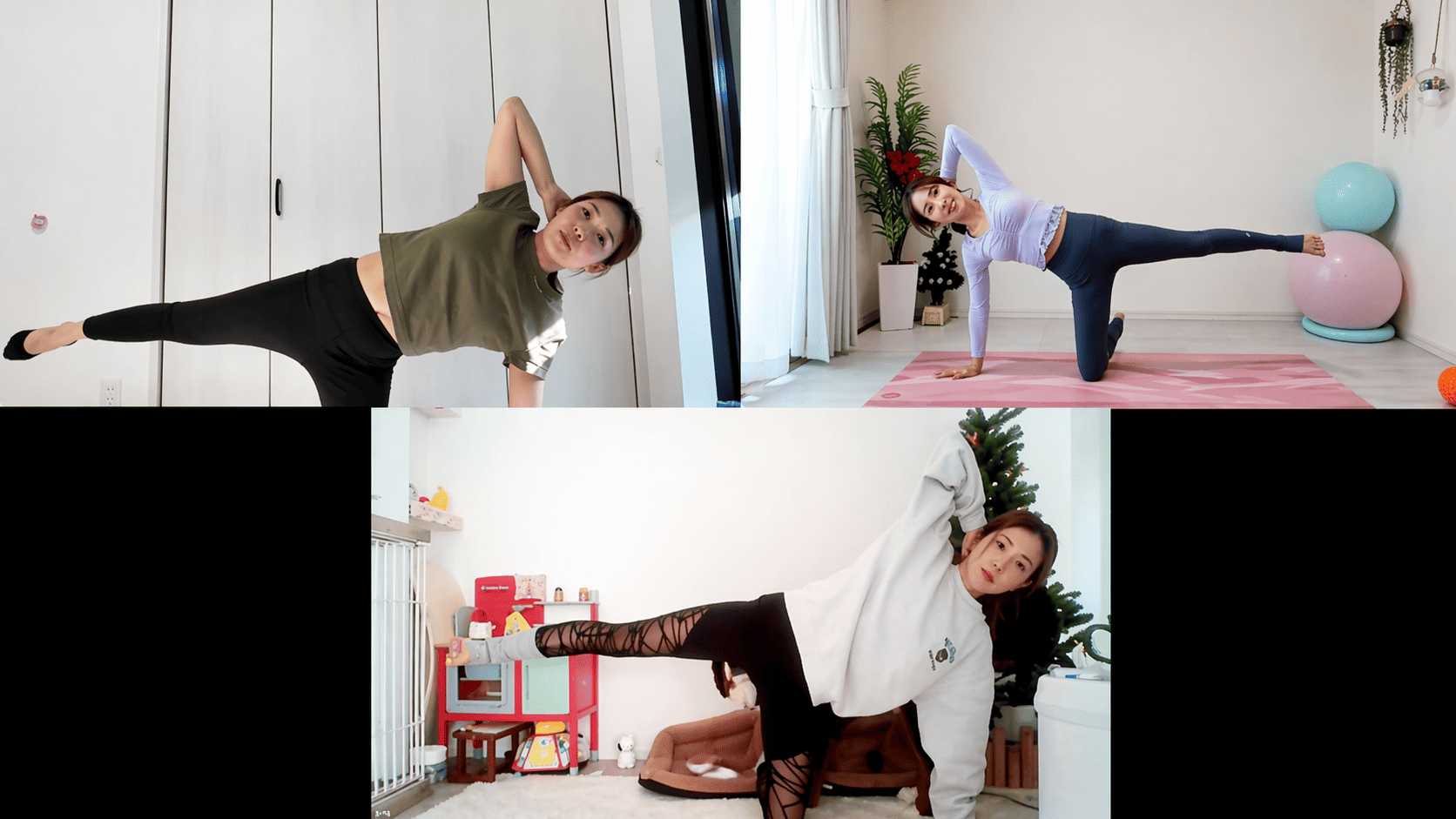 美ママピラティスの実技を学びながら指導の幅を広げる様子