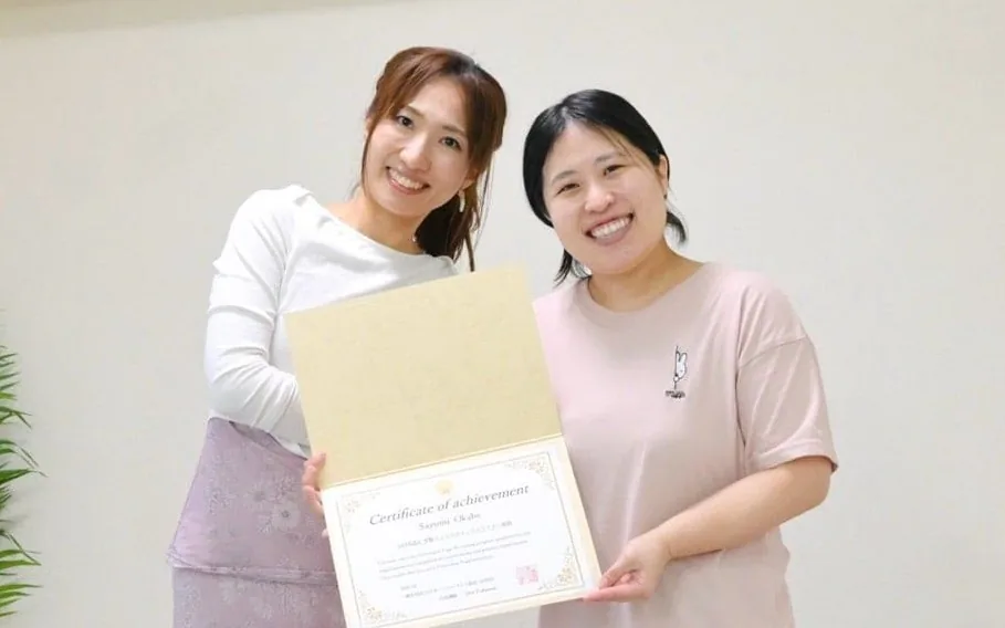 女性のライフステージに寄り添う骨盤スリムヨガを学ぶsayumiさん